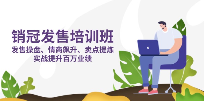 销冠 发售培训班：发售 操盘+情商 飙升+卖点 提炼，实战提升百万业绩-仙女副业网