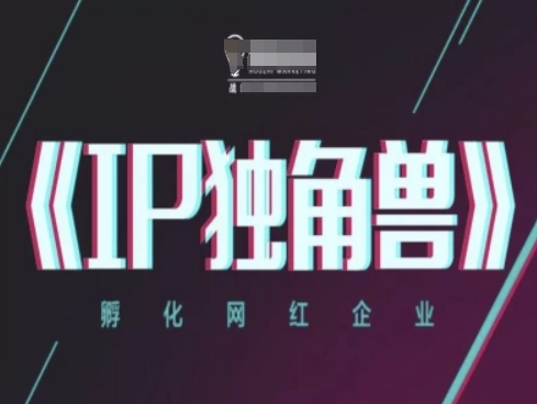 IP独角兽，孵化网红企业，ip教程-仙女副业网