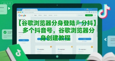 谷歌浏览器分身登陆多个抖音号，谷歌浏览器分身创建教程-仙女副业网