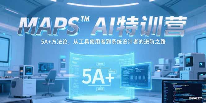 MAPSAI特训营，掌握 5A+方法论，从工具使用者到系统设计者的进阶之路-仙女副业网