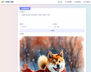 适用于彩虹工具箱程序的AI生成图文绘画插件工具-仙女副业网