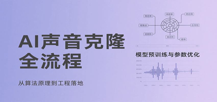 AI声音克隆全流程，基础概念到实战应用，3秒极速声音复刻、模型预训练、云端部署等-仙女副业网
