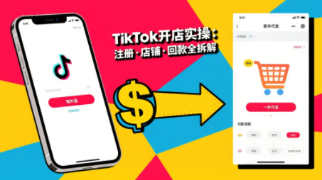 大熊跨境·TikTok从开店到投流的进阶课-仙女副业网