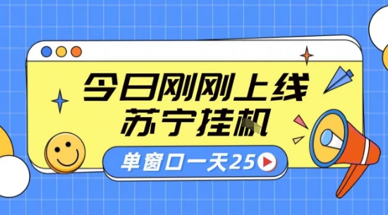 苏宁全自动采集挂G项目 稳定可批量 单窗口收益30+ 附教程【揭秘】-仙女副业网