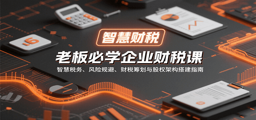 老板必学企业财税课：智慧税务、风险规避、财税筹划与股权架构搭建指南-仙女副业网