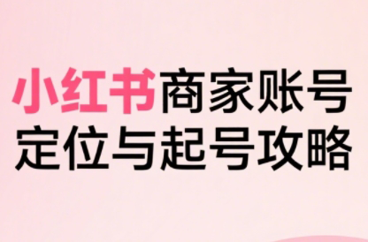 大晴老师·小红书电商全链路实战从定位到爆单(更新8月)-仙女副业网