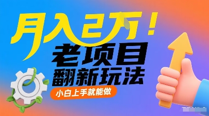 月入2W！老项目翻新玩法，小白上手就能做，非常容易上手-仙女副业网