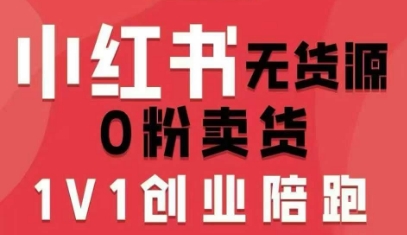 小红书无货源0粉电商课，开店准备、选品策略、笔记撰写、视频剪辑、数据分析、账号打造、资料文档-仙女副业网