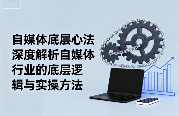 自媒体底层心法，深度解析自媒体行业的底层逻辑与实操方法-仙女副业网