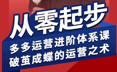 海神·拼多多运营进阶系统课(更新9月)-仙女副业网