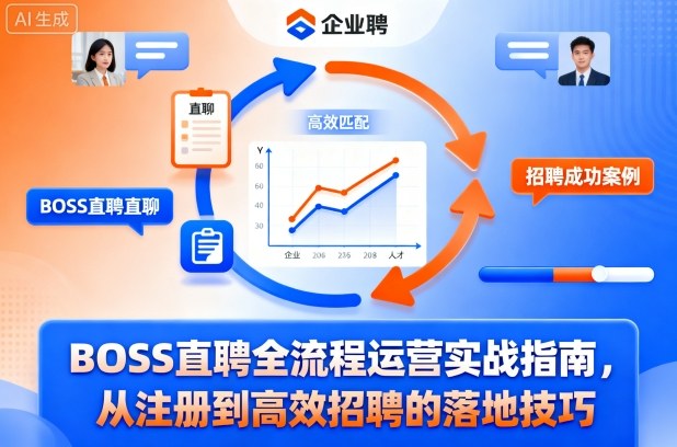 BOSS直聘全流程运营实战指南，从注册到高效招聘的落地技巧-仙女副业网