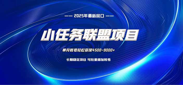 小任务联盟项目:一台电脑每天只需10分钟,轻松简单稳定-仙女副业网