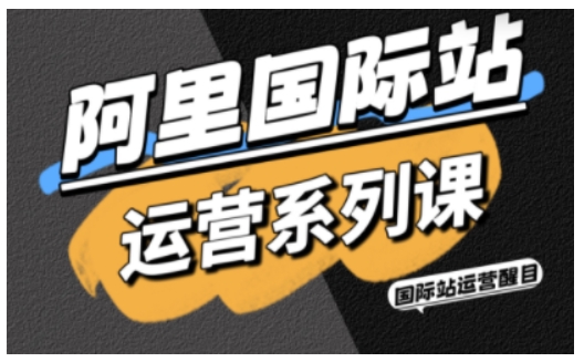 阿里国际站运营系列课，涵盖精准引流、直通车与全站推实战SOP，搭配AI效率工具包与高阶增长玩法(更新)-仙女副业网