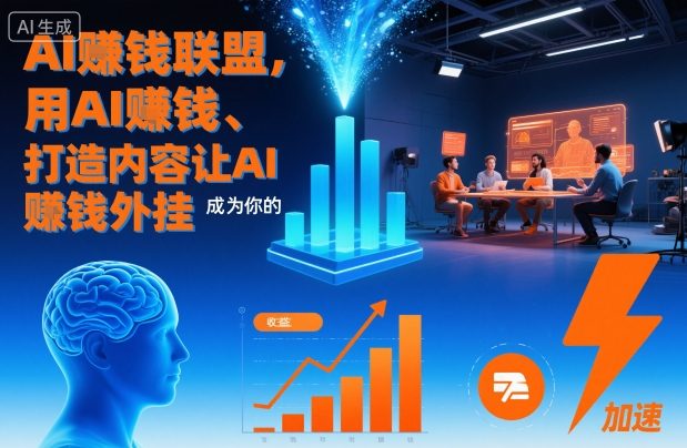 AI賺钱联盟,用AI賺钱、打造内容让AI成为你的賺钱外挂-仙女副业网
