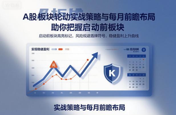 A股板块轮动实战策略与每月前瞻布局，助你把握启动前板块，规避风险，实现稳健盈利-仙女副业网