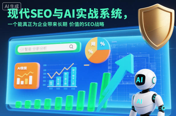 现代SEO与AI实战系统,一个能真正为企业带来长期价值的SEO战略(英语+中文字幕)