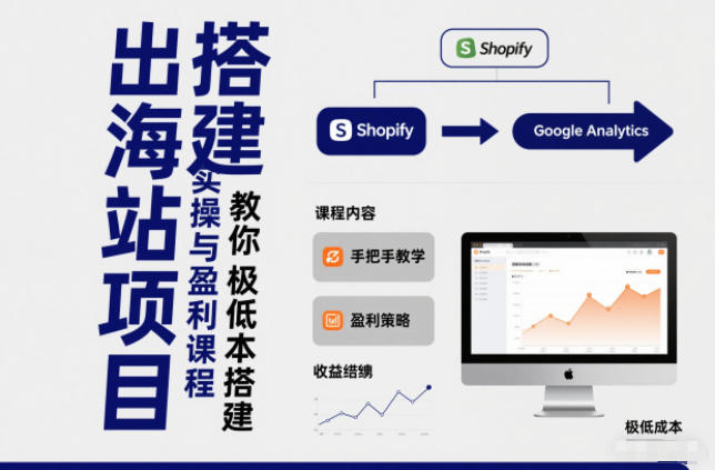 小淘出海站项目，搭建实操与盈利课程，手把手教你用极低成本搭建-仙女副业网