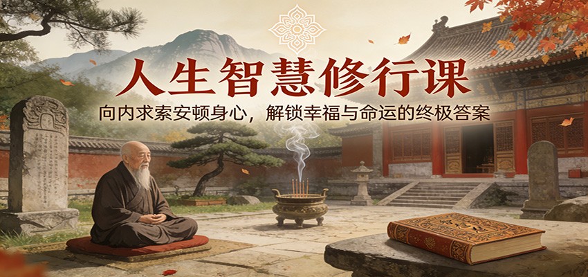 人生智慧修行课：向内求索安顿身心，解锁幸福与命运的终极答案-仙女副业网