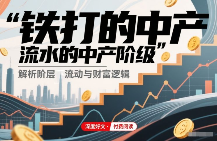 付费文章：铁打的中产，流水的中产阶级-仙女副业网