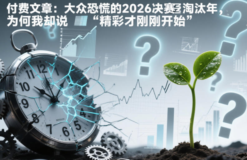 付费文章：大众恐慌的2026决赛淘汰年，为何我却说“精彩才刚刚开始”？-仙女副业网