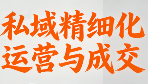 楚老师·私域精细化运营与成交-仙女副业网