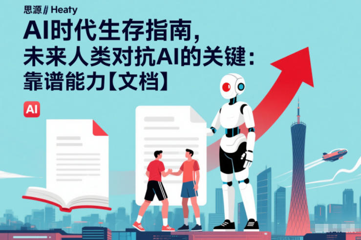 AI时代生存指南，未来人类对抗AI的关键：靠谱能力【文档】-仙女副业网