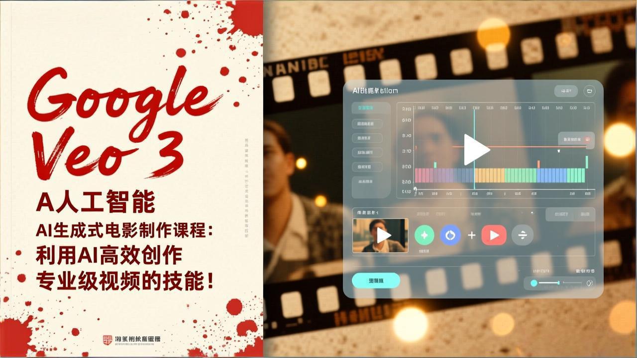 Google Veo 3人工智能AI生成式电影制作课程：利用AI高效创作专业级视频的技能！-仙女副业网