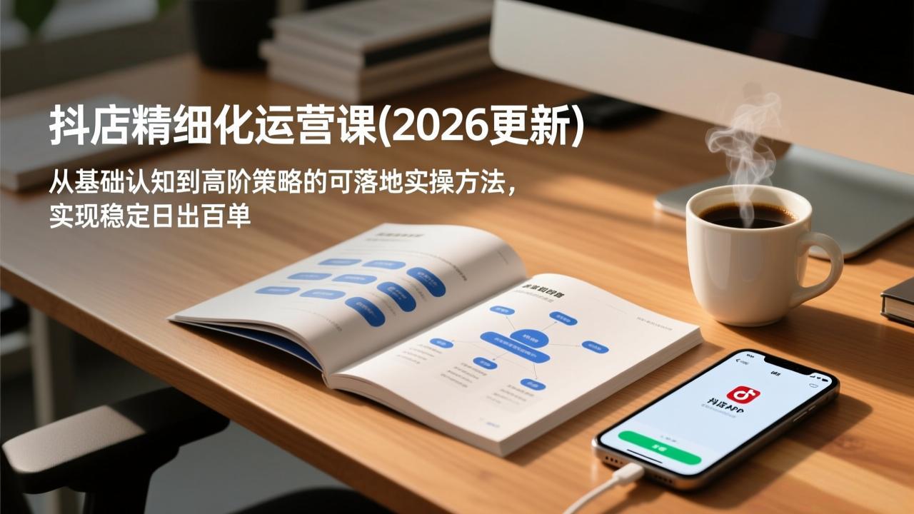 抖店精细化运营课(2026更新-仙女副业网