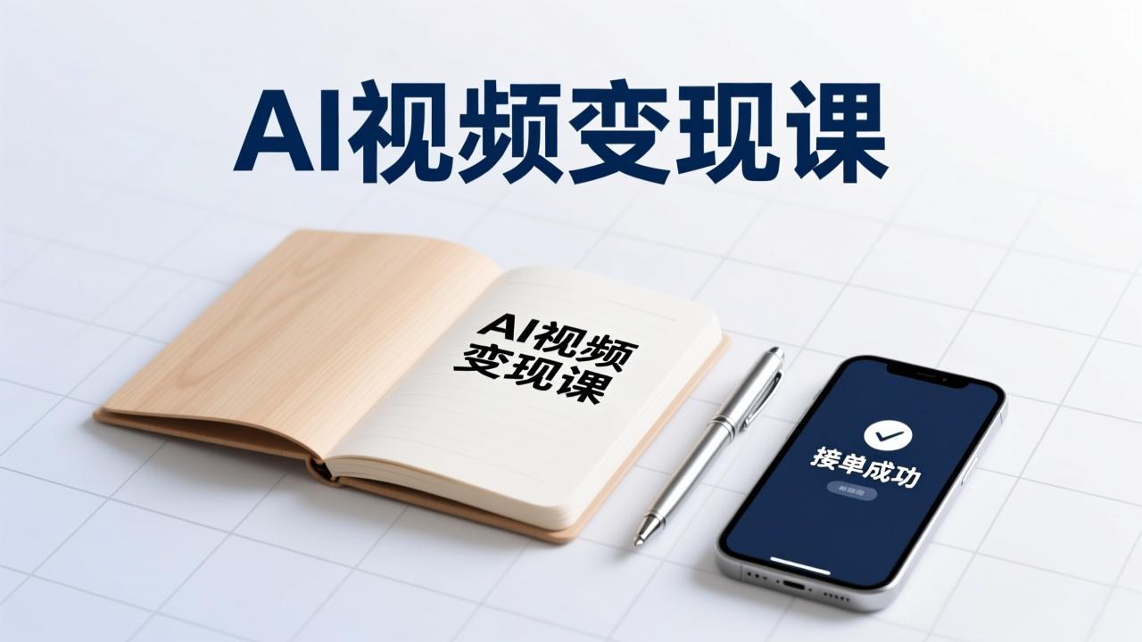 AI视频变现课，学完即可创作短片、接商单，实现副业增收，单项目报价可达千元-仙女副业网