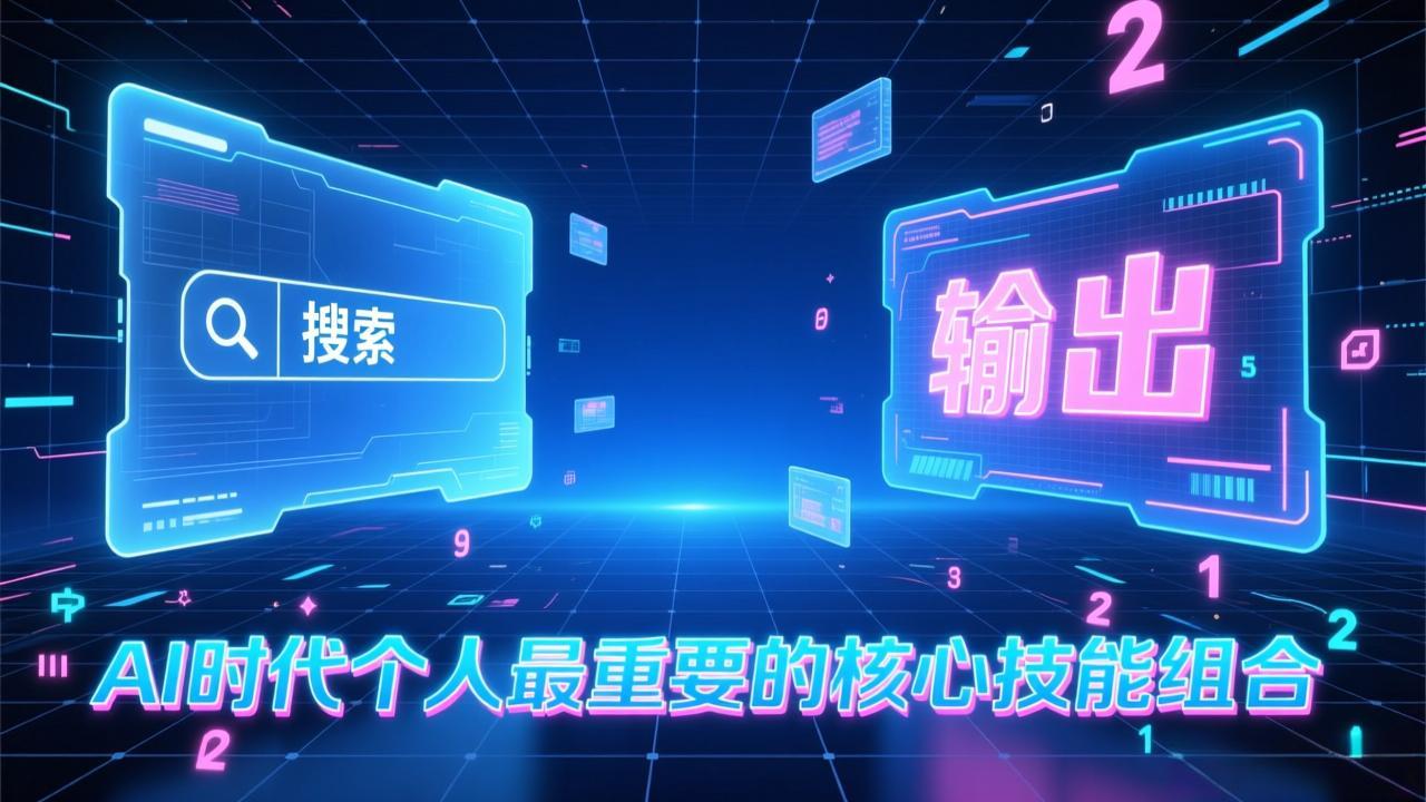 付费文章：AI时代个人最重要的核心技能组合：“输出能力”和“搜索能力”-仙女副业网