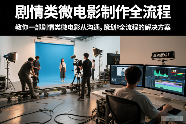 剧情类微电影制作全流程，教你一部剧情类微电影从沟通，策划到拍摄制作全流程的解决方案-仙女副业网