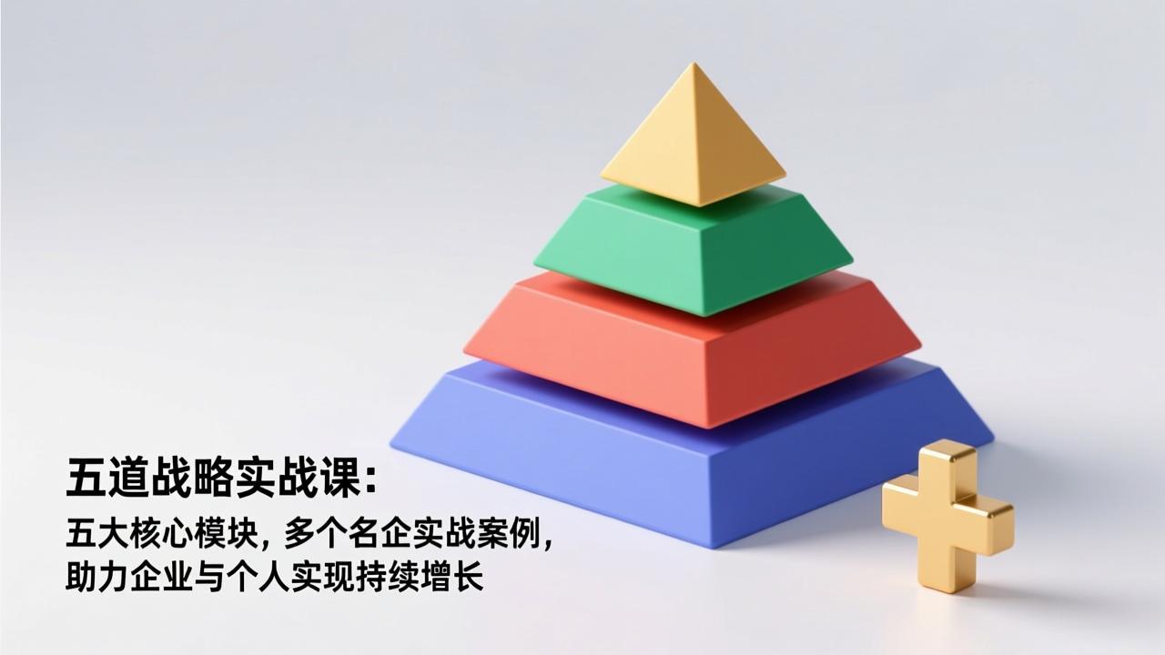 五道战略实战课：五大核心模块，多个名企实战案例，助力企业与个人实现持续增长-仙女副业网