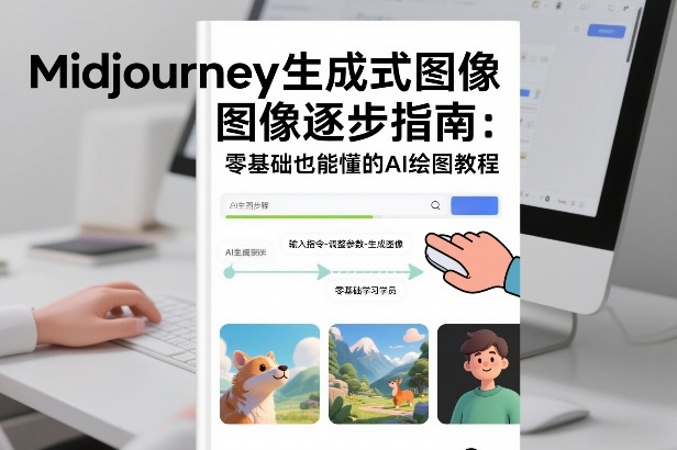 Midjourney生成式图像逐步指南：零基础也能懂的AI绘图教程-仙女副业网