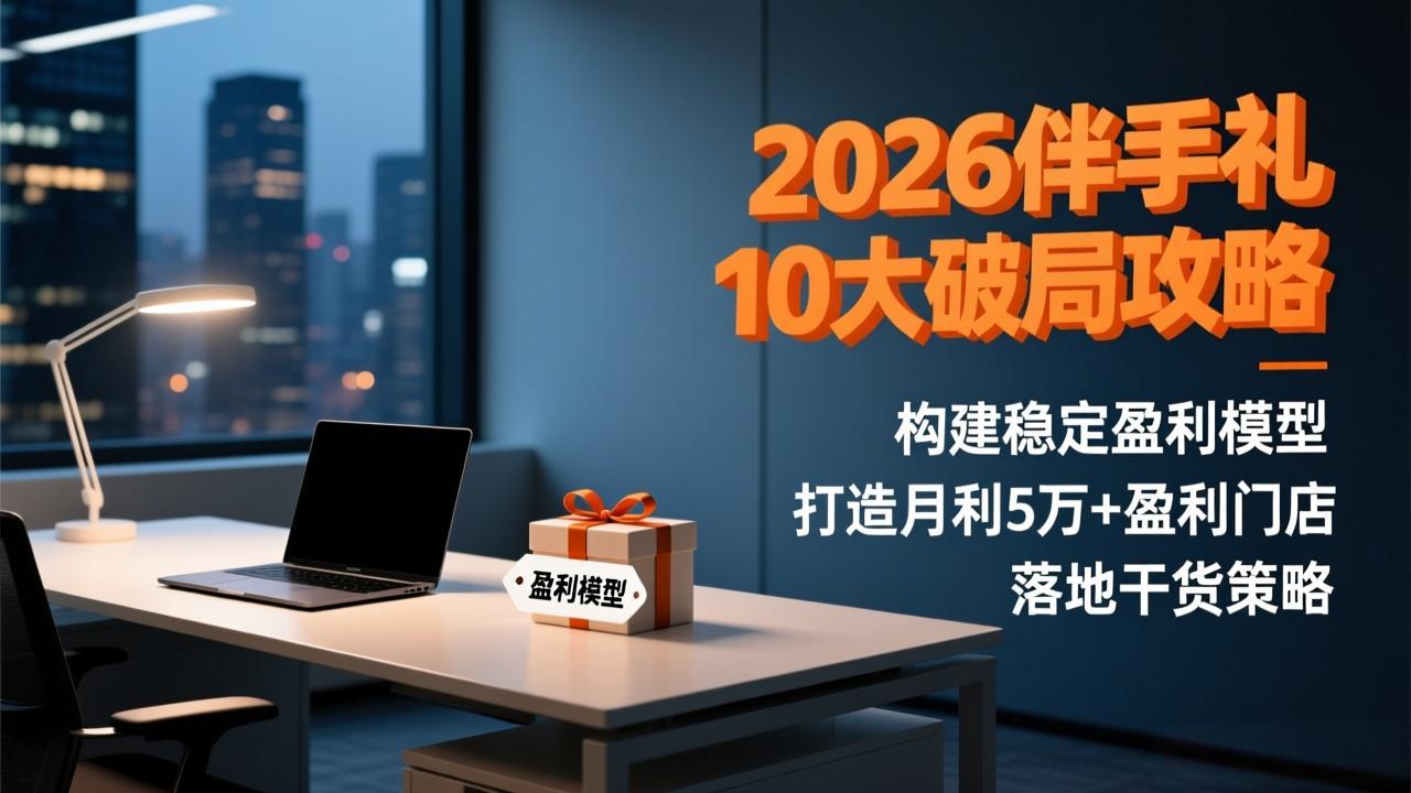 2026伴手礼10大破局攻略：构建稳定盈利模型，打造月利5万+盈利门店，落地干货策略-仙女副业网