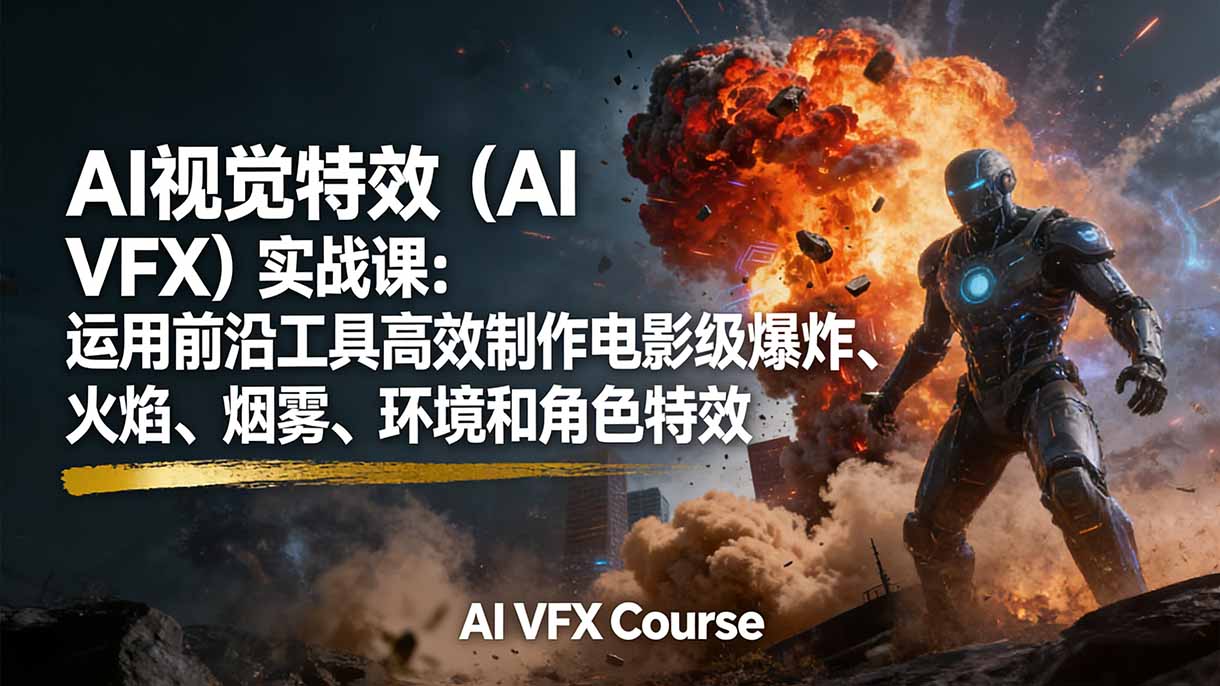 AI视觉特效(AI VFX-仙女副业网