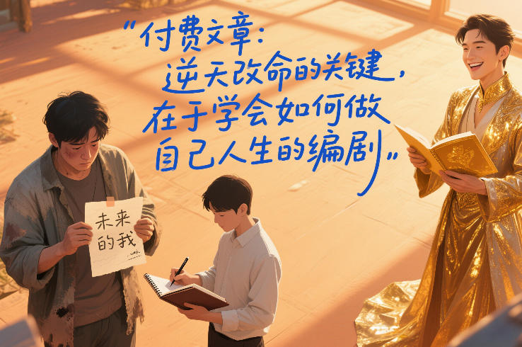 付费文章：逆天改命的关键，在于学会如何做自己人生的编剧-仙女副业网