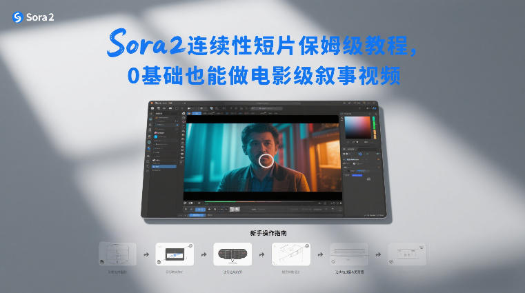 Sora2连续性短片保姆级教程，0基础也能做电影级叙事视频-仙女副业网