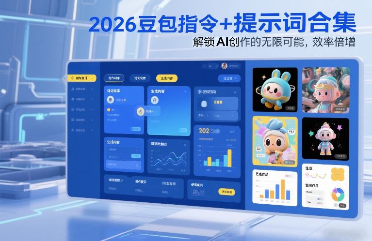 2026豆包指令+提示词合集，解锁AI创作的无限可能，效率倍增-仙女副业网