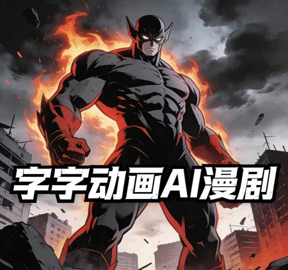 字字动画AI漫剧2026年第1期系统课程，小白看完就能学会实操的漫剧课，单人月收1-3W-仙女副业网