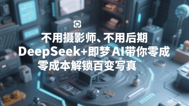 不用摄影师、不用后期,DeepSeek+即梦AI带你零成本解锁百变写真!-仙女副业网