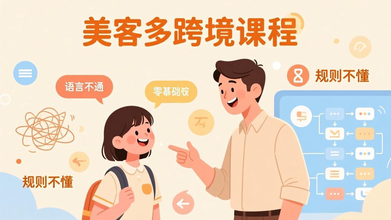 怕语言不通、怕不懂规则？零基础小白也能做的美客多跨境课，手把手带你美客多开店稳赚-仙女副业网