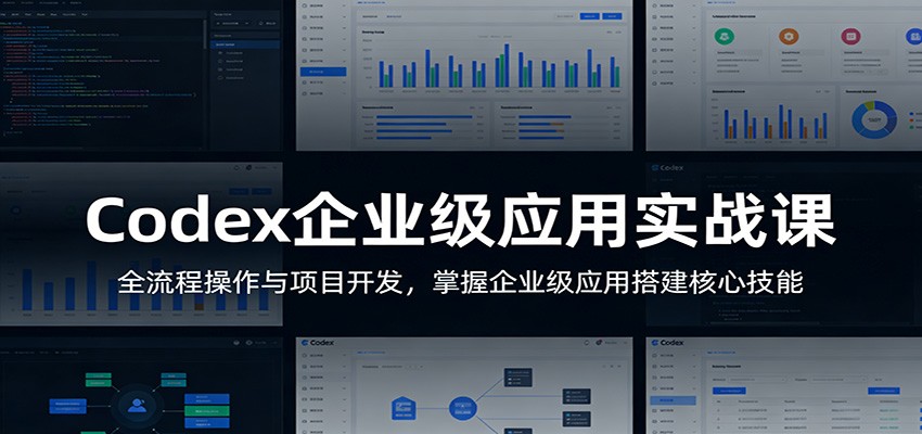 Codex企业级应用实战课：全流程操作与项目开发，掌握企业级应用搭建核心技能-仙女副业网