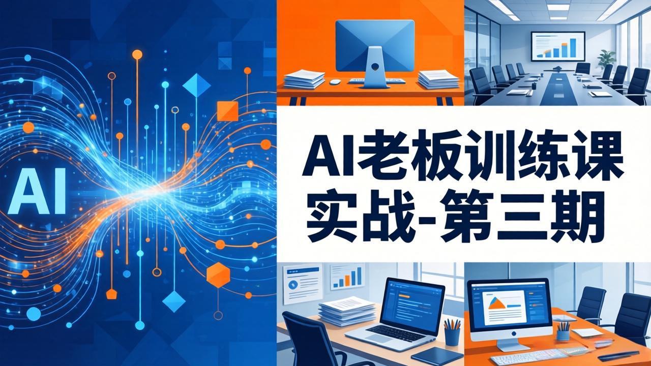 AI老板训练课实战-第三期：AI+内容应用落地教学，从0到1打通AI变现完整路径-仙女副业网