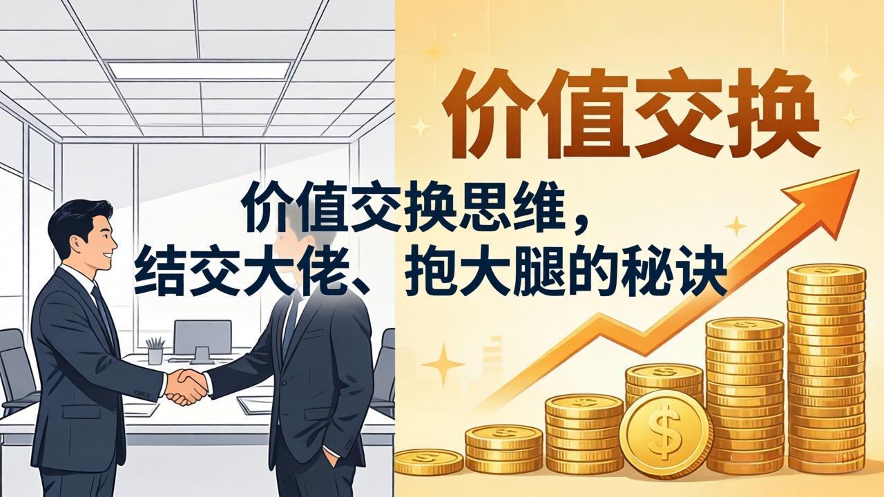 某付费文章：价值交换思维，结交大佬、抱大腿的秘诀-仙女副业网