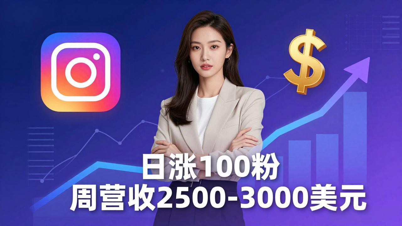 想做数字产品？Sheri亲授：日涨100粉、每周2500至3000美元的营收，Instagram躺着赚-仙女副业网