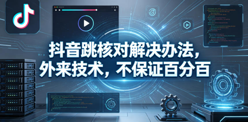 抖音跳核对解决办法，外来技术，不保证百分百-仙女副业网