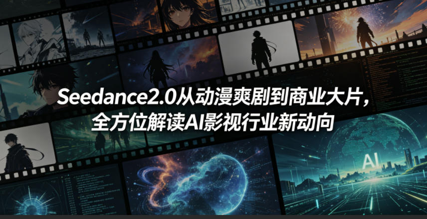 Seedance2.0从动漫爽剧到商业大片，全方位解读AI影视行业新动向-仙女副业网