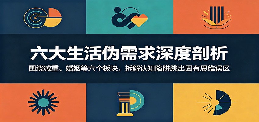 六大生活伪需求深度剖析:围绕减重、婚姻等六个板块,拆解认知陷阱跳出固有思维误区-仙女副业网