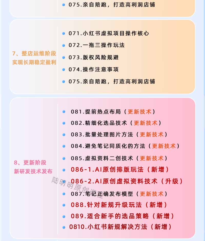 图片[4]-小红书虚拟项目特训班9.0，全面拥抱AI，批量产出原创PPT货源，单品/单店纯利润几万到几十W-仙女副业网