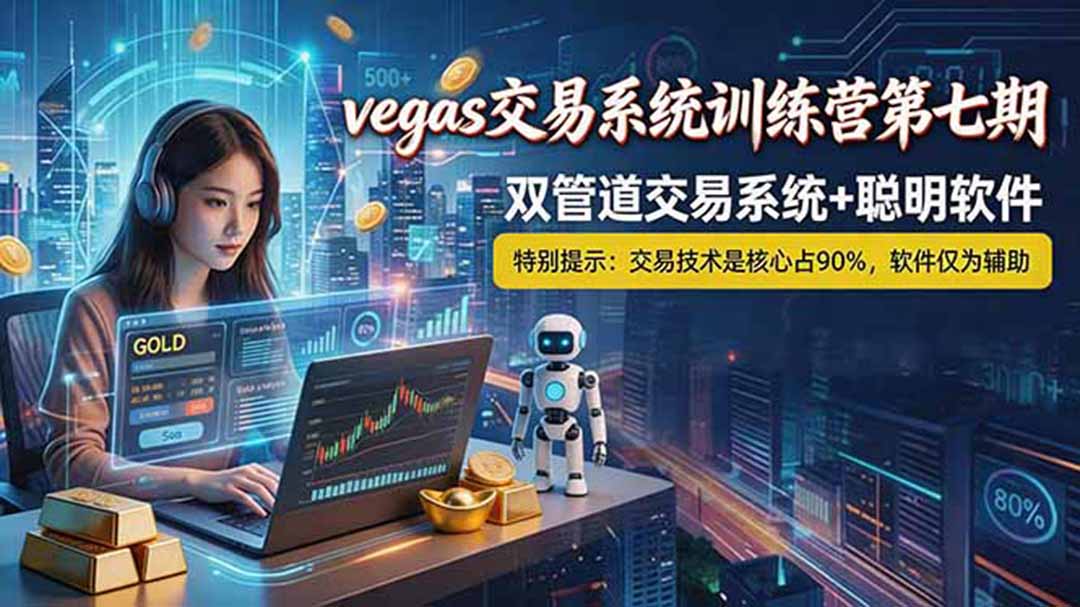 【海外美金AI搬砖】Vegas交易技术+聪明软件， 黄金期货日赚50-1000U， 长期稳定，小白轻松上手-仙女副业网